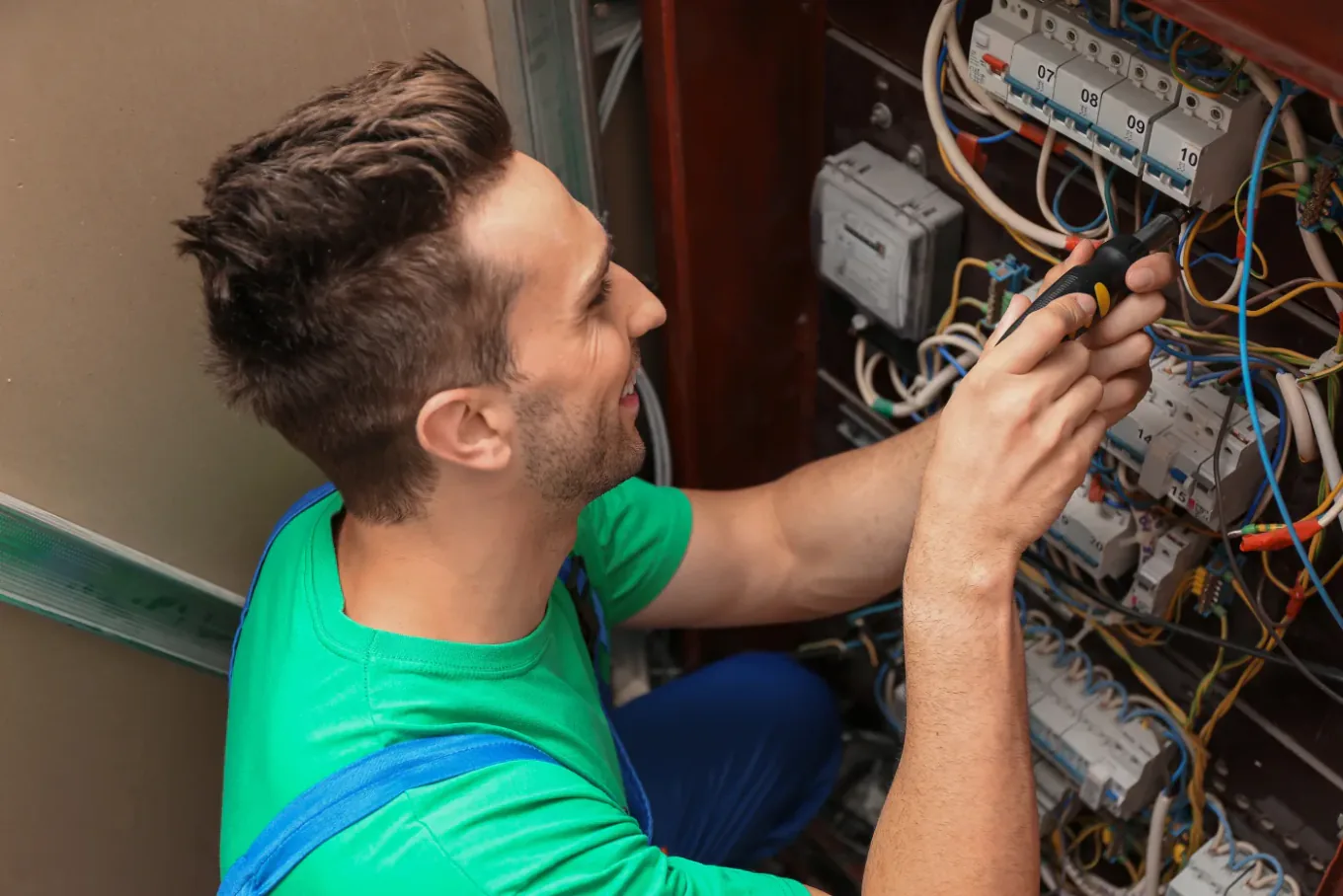Module radio de pilotage installé dans un appartement de Carpentras
